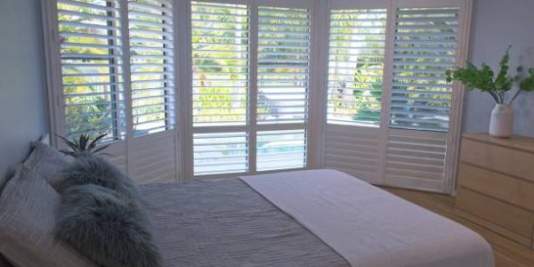 Luxury plantation shutters in bedroom Luxury plantation shutters in bedroom
